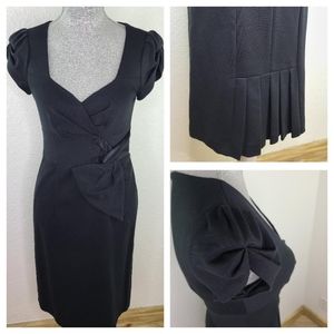 Nanette Lepore Bow Twist Side Sash Dress